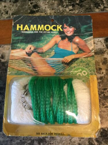 Vintage New Old Stock HAMMOCK Made In Taiwan 1980’s Era