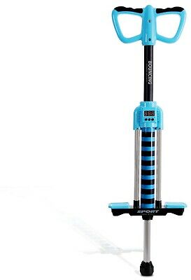 Elegant Blue Bounce Counting Pogo Stick Kid Toy Jump Fun Game Safe Durable Chic