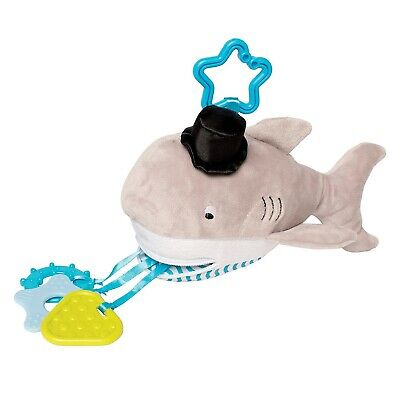 (Shelton Shark) - Manhattan Toy Shelton Shark Zip & Play Teether and Travel