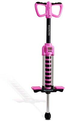 Vibrant Pink Bounce Counting Pogo Stick Kid Jump Fun Safe Reliable Design New