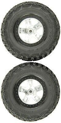Traxxas 5880 Kumho Tyres Pre-Glued on SCT Wheels, Black Beadlock Style (pair)