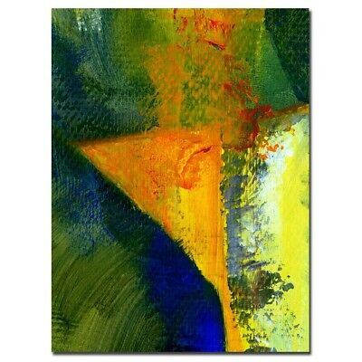 Orange and Blue Colour Study by Michelle Calkins, Canvas Art - 80cm x 60cm