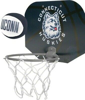 (Connecticut Huskies) - Rawlings NCAA Kids Slam Dunk Hoop Set. Free Shipping