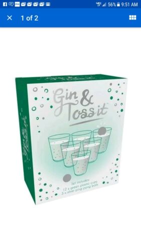 Fizz Creations Gin and Toss It Drinking Game Party Adult Game. Delivery is Free
