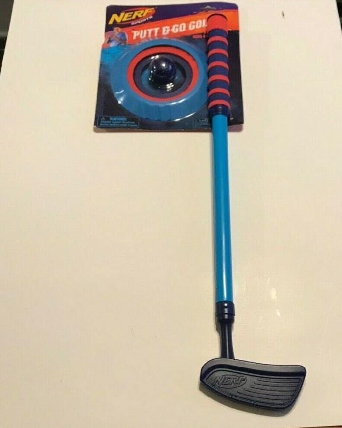 NEW NERF SPORTS Putt & Go Golf Set