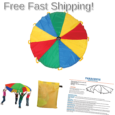 Pacific Play Tents 18005 Kids Funchute 6-Foot Parachute for Indoor / Outdoor ...