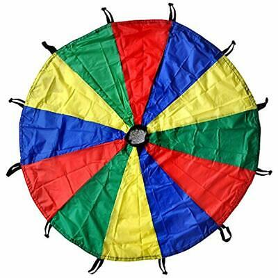 Kids Play Parachute Rainbow Toy Tent Game For Children Gymnastic Cooperative And