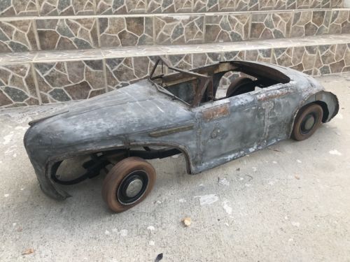 Huge Vintage Hot Rod Movie Prop MGM Studio Brass & Copper Chassis Custom