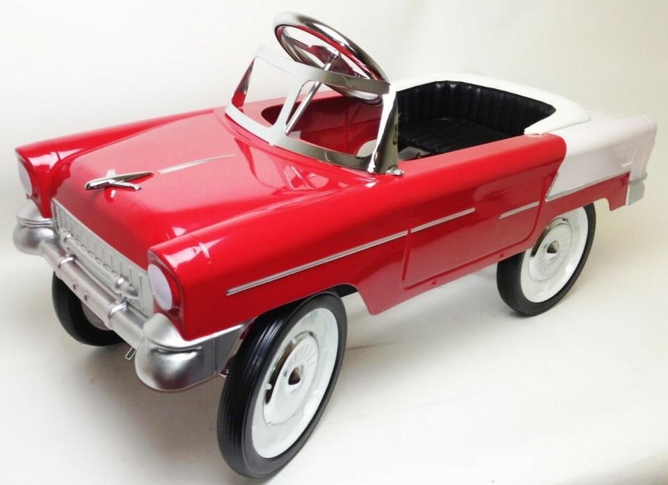 55 Classic Pedal Car in Red/White