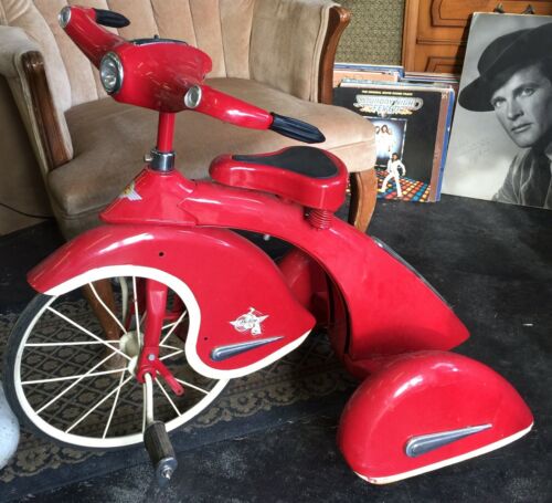 AFC Airflow Collectibles Replica RED 1936 Sky King Pedal Tricycle Hog Assembled