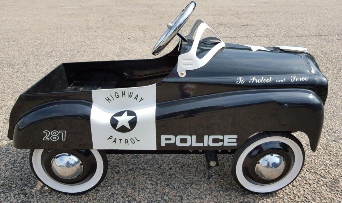 Gearbox Police Car Highway Patrol #287 To Protect Serve Child's Pedal Car