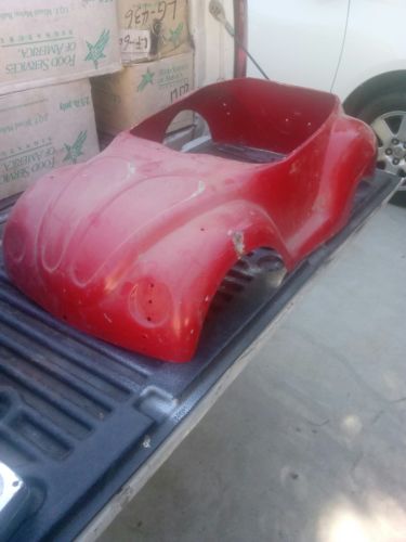 Vintage VW Beetle Pedal Car Shell Hot Rod Rat steal body