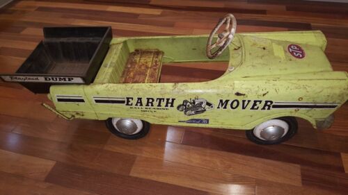 VINTAGE ORIGINAL 1950's MURRAY PEDAL CAR EARTH MOVER DUMP TRUCK