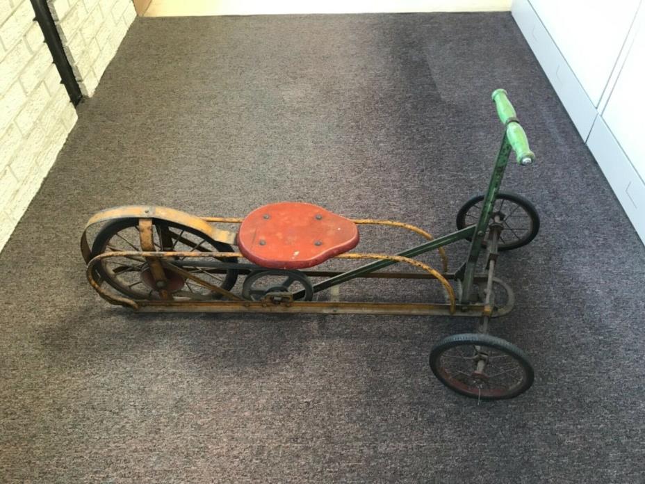 Antique push pull scooter from 20s-30s