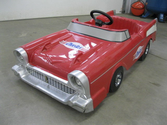1957 CHEVROLET CHEETOS PEDAL CAR SURVISOR-GREAT COLLECTOR ITEM-57 CHEVY
