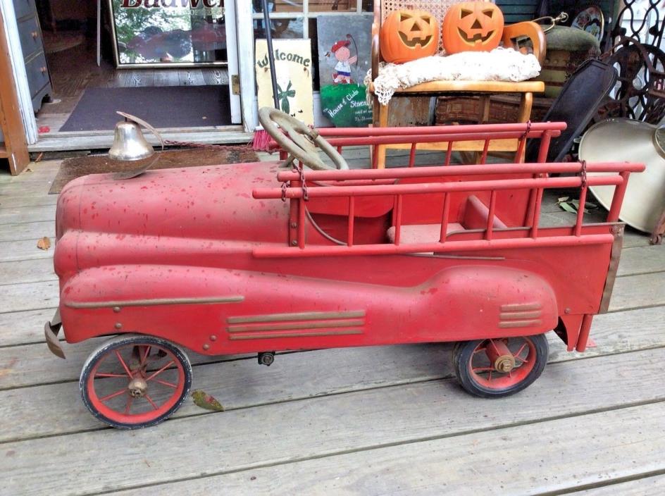 Vintage 1950s Murray Fire Chief Pedal Car in NH