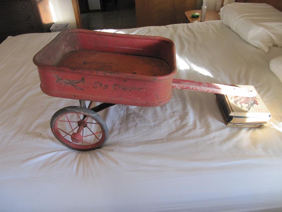 Vintage Sky Clipper Trailer Wagon Pull Behind RARE - One of a kind?