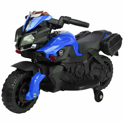 Ride On 6V Battery Powered Electric Motorcycle for Kids - Blue
