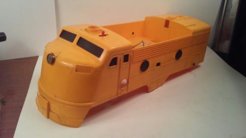 Vintage Authentic Remco Mighty Casey Ride-On Train Plastic Body