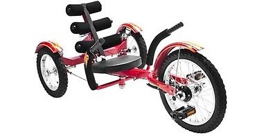 New Mobo Kids RED Mobito Tricycle 3 Wheel Child Cruiser Bike