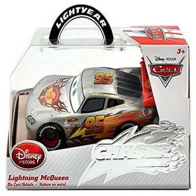 Lightning McQueen Die Cast Car - Silver Streak--Chaser Series. Disney
