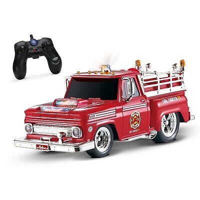 Kidirace Rc Remote Control Fire Engine Truck, Rechargeable Rc Car, Durable, Easy