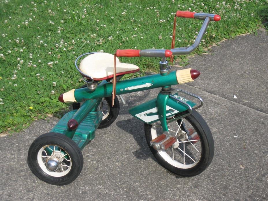 RARE Vintage Antique 50's AMF JUNIOR ROCKET Tricycle Trike !! 100% ORIGINAL !