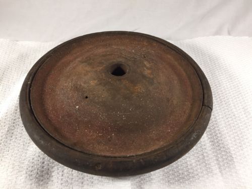 Vintage Tricycle Wheel Iron Distressed Bike Wheel Tire
