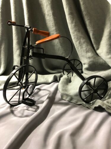 Metal Tricycle Wood Seat & Handles/Mini Doll Trike - 11