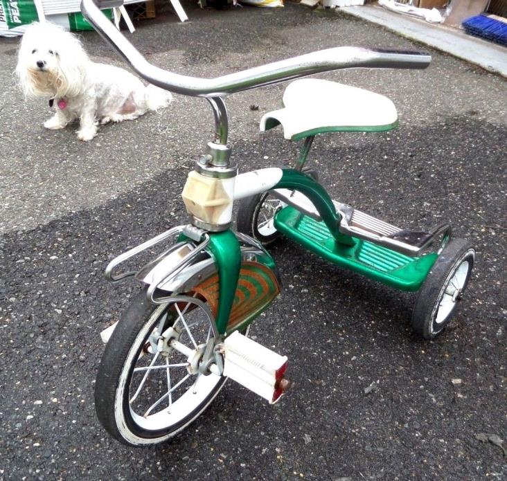 Vintage AMF Junior Tricycle with Troxel seat Spins and turns freely Pre 1970’s.