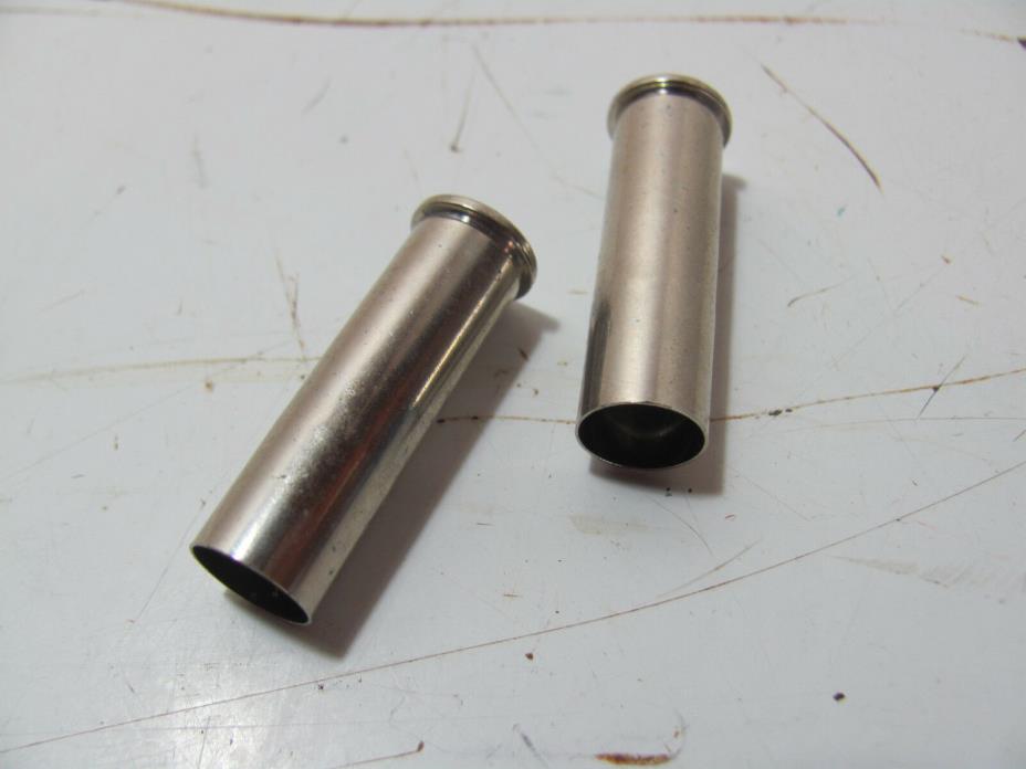 VINTAGE PAIR OF SHELL CASING VALVE CAPS