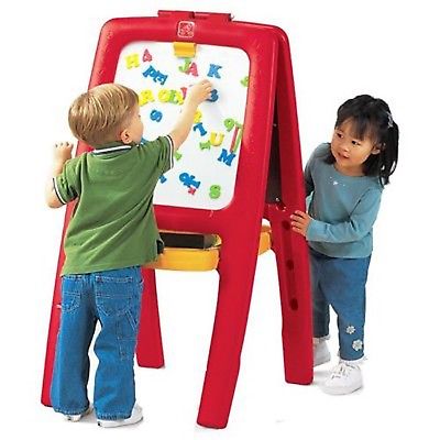 Step2  Easel For Two with Bonus Magnetic Letters/Numbers Red
