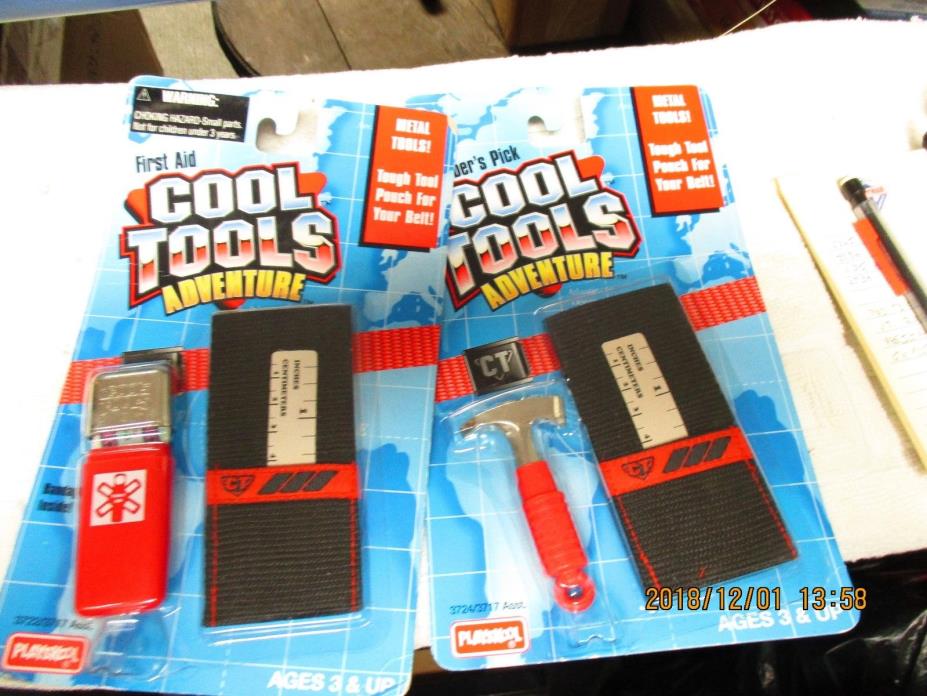 Vintage Playskool Cool Tools Lot Of 2 Wrench & Cool Tools Adventure Whistle NEW