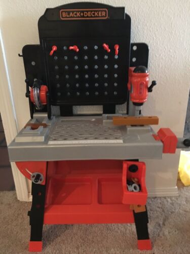 Black And Decker Tool Bench, Tools & Chain Saw Baby Toddler Workbench Kids