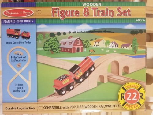 Melissa & Doug Figure 8 Train Set #703 Complete Set