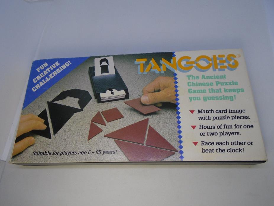 Tangoes Ancient Chinese Puzzle Game Rex Games Brain Teaser 2001 Tangram 7 piece