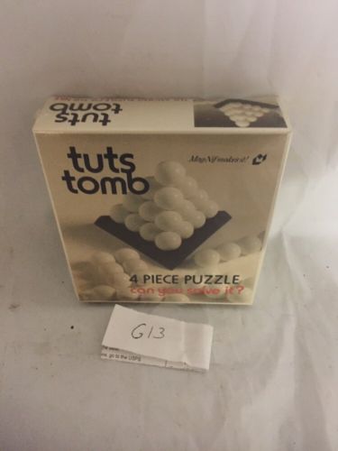 TUTS TOMB PUZZLE BRAIN MIND TEASER TOY FUN GAME BY MAG-NIF NEW 1972