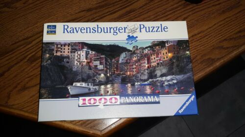 Ravensburger Italy Riomaggiore At Dusk Puzzle!  1000 PIECES!  COMPLETE!  2014
