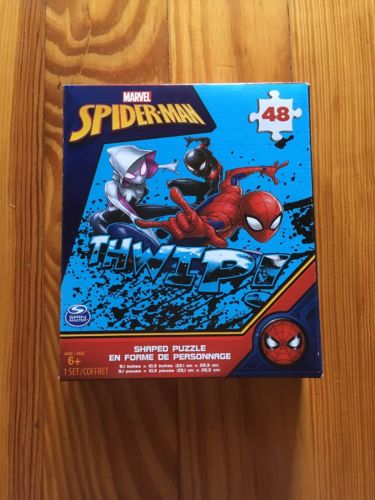 ?? BRAND NEW Marvel Spiderman Spider-man Shaped Puzzle 48 Piece Spin Master  ??