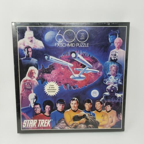 FX Schmid 600 Piece Jigsaw Puzzle Star Trek 1993 Paramount Pictures Sealed 90041
