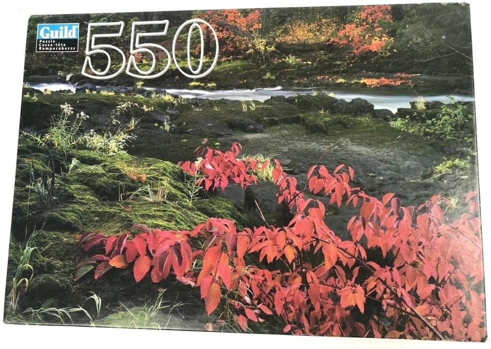 Rogue River National Forest 550 PIECE JIGSAW PUZZLE HASBRO GUILD 04615-30 C1