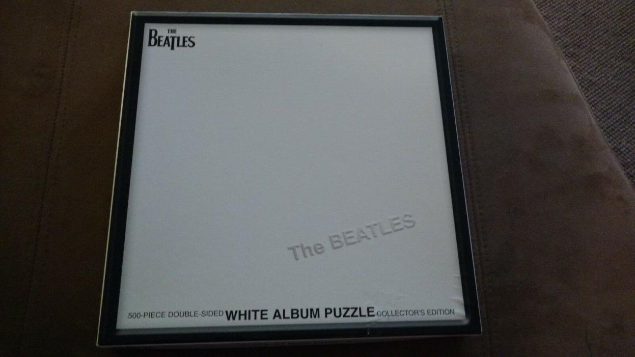 THE BEATLES WHITE ALBUM PUZZLE 500 Pieces double sided Complete !