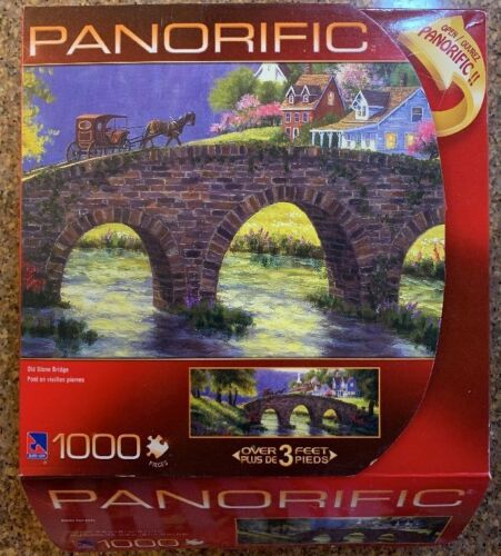 Panorific 1000 Piece Puzzle Called Old Stone Bridge from Randy Van Beek