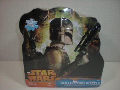 Disney BOBBA FETT Star Wars Puzzle Collectors Tin -1000 Piece SEALED New