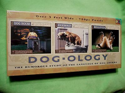DOG - OLOGY puzzle.Humorous study of the language of DOG LOVERS.750pc.New in box