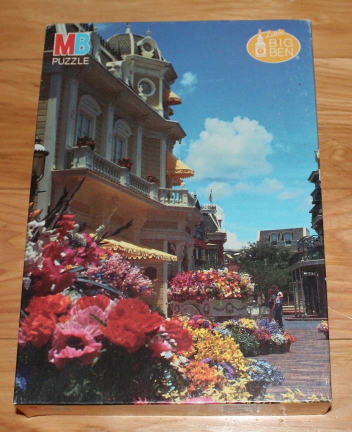 Vintage MB Puzzle 300 pc Little Big Ben 4566-7 DISNEYWORLD 20x14 1986 NEW sealed