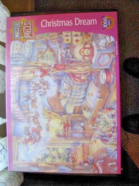 PUZZLE, CHRISTMAS DREAM, MASTER PIECES, 1000 PIECES, 5 +, UNOPENED