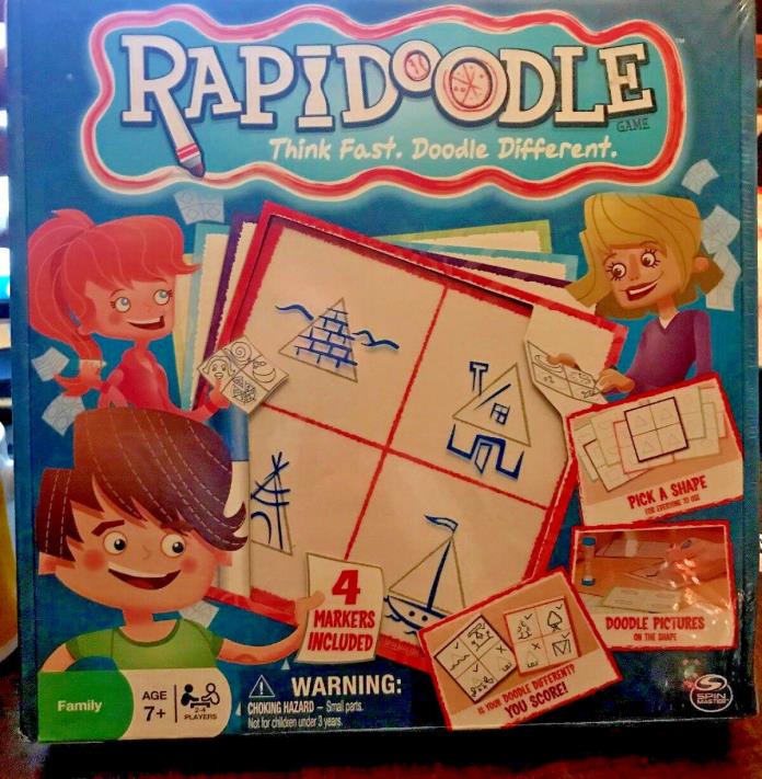 Spin Master Games Rapidoodle Board Game. Unbranded. Brand New