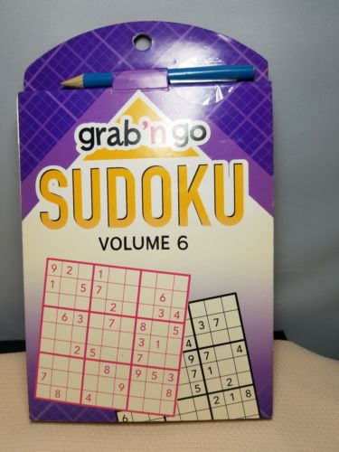 Sudoku Travel Size Puzzle Book. Includes Pencil Perfect boredom buster