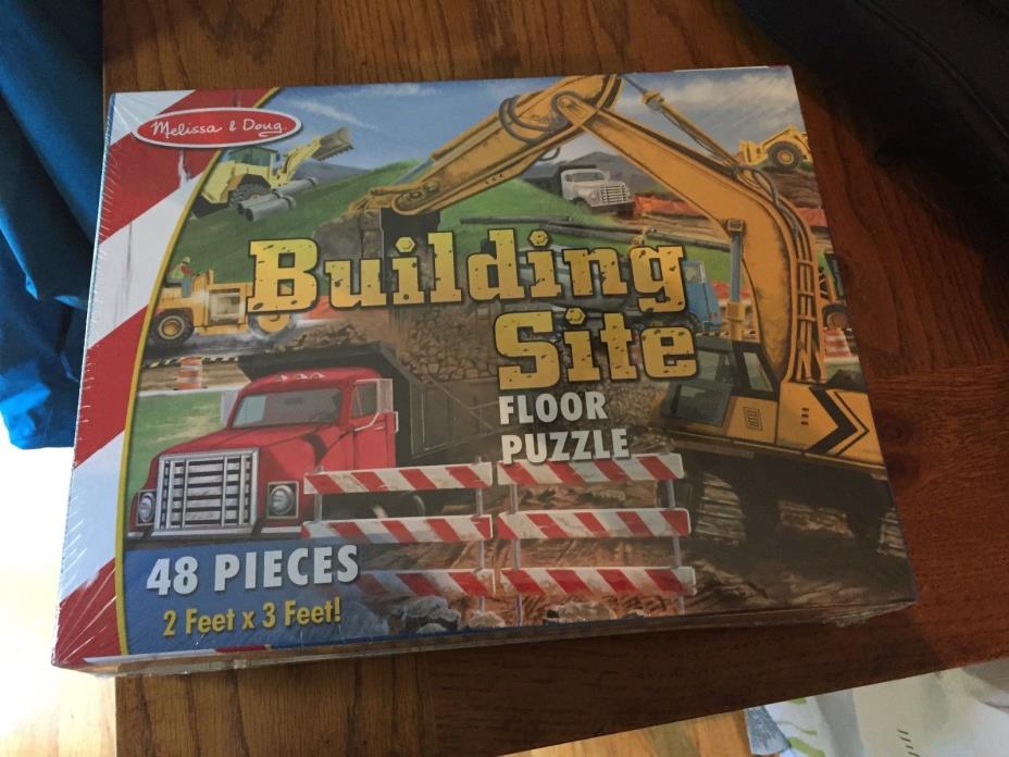 Melissa & Doug Construction Site Floor Puzzle